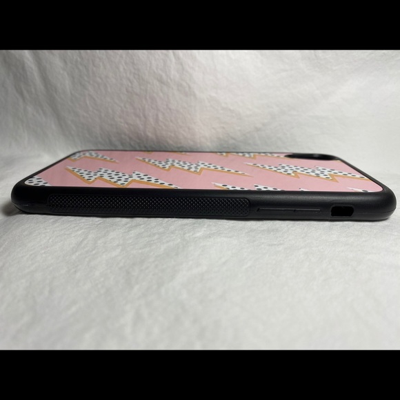 Pink Thunderbolt & Polka Dots IPhone XR Phone Case - Picture 4 of 5